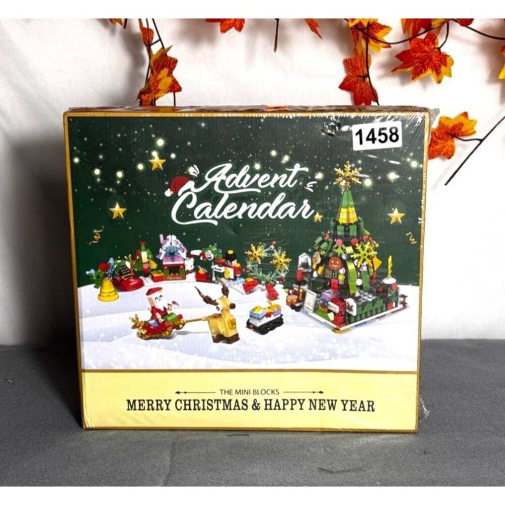 Advent Calendar Christmas Building Blocks Set For Kids & Adults